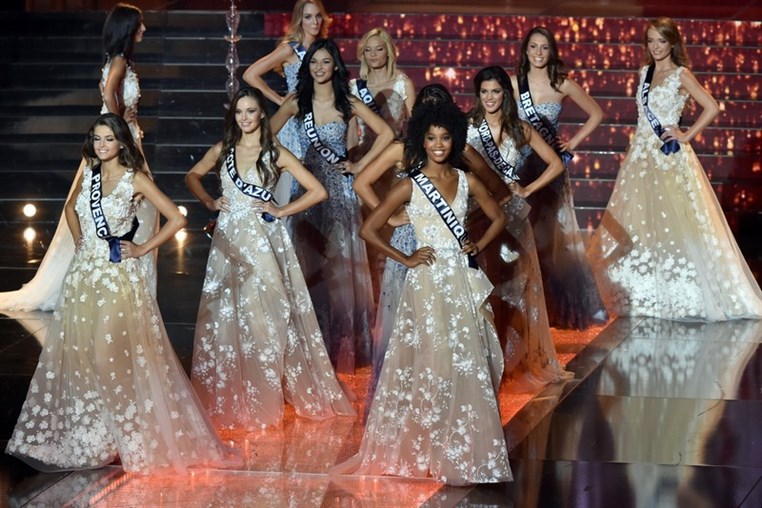 The 12 Finalists of The Miss France Election Dressed by Tony Ward
